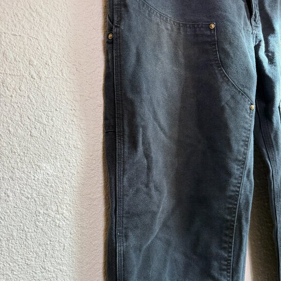 Vintage CARHARTT Double Knee \\ Black 38x32 // y2k workwear carpenter - Picture 4 of 12